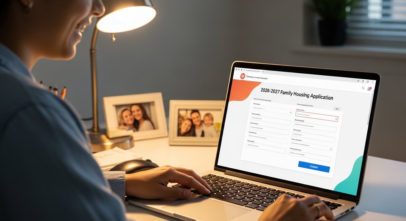 Submitting the 2026-2027 Family Housing Application